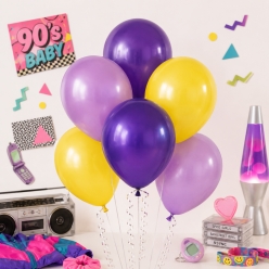 Purple, Lavender & Yellow 12